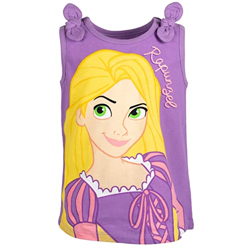 Disney Princess Ariel Jasmine Rapunzel Infant Baby Girls 3 Pack Tank Tops 18 Months