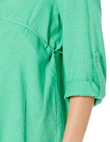 GAP Womens Linen Tie Top Jamaica Green 944 XXS