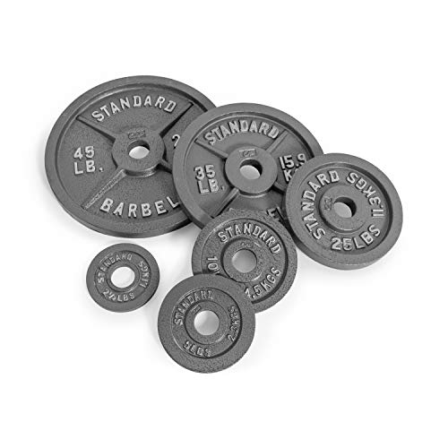 CAP Barbell Olympic 2-Inch Weight Plate, Gray, 2.5 LBS