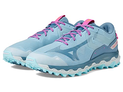 Mizuno Women's Wave Mujin 9 Running Shoe, Forget Me Not/Nimbus Cloud, 6.5