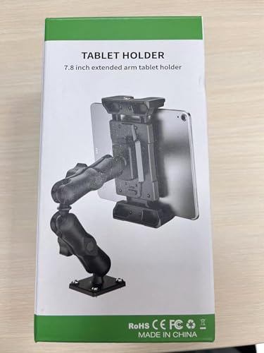 OHLPRO Car Tablet Holder - Heavy Duty Drill Base, Compatible with iPad Samsung Tab 5"-13" Tablet and Phone, Car Tablet Mount for Truck/Business Vehicle/Desktop/Wall, etc.