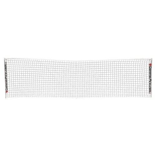 GAMMA Portable Pickleball Net, 2mm Braided Indoor and Outdoor Pickleball Net for Practice, Friend and Family Games, and More, 11' Net Only