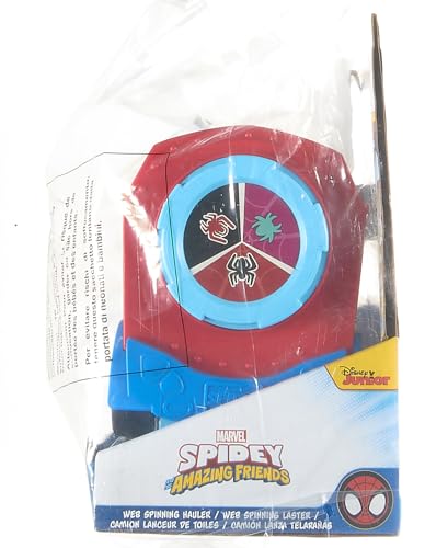 Jazwares Marvel's Spidey and His Amazing Friends Web Spinning Hauler - 8-Inch 3-in-1 Transforming Vehicle - Toys Featuring Your Friendly Neighborhood Spideys