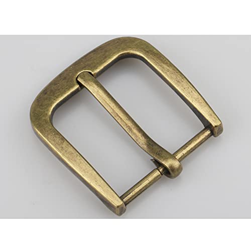 Mufeban 1.1 to 1.5 Inches Belt Buckle 28mm to 38mm Single Prong Square Belt Buckles for Women Men (1.1 inches, Buckle24)