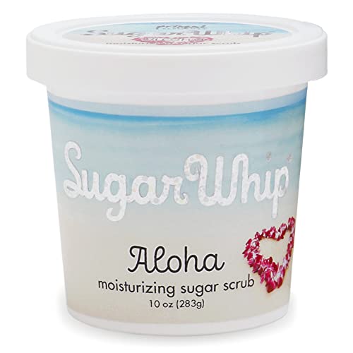 Primal Elements Sugar Scrub, Exfoliating Sugar Whip, Body Cleanser & Moisturizer, Unicorn, 10 oz Package