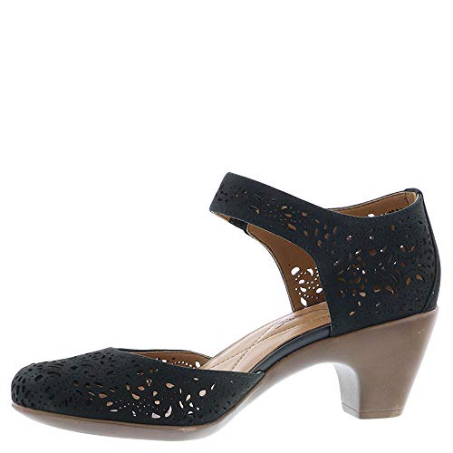 Easy Spirit Women's Cindie Pump, Black, 7.5 Narrow