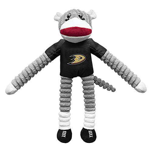 Littlearth Colorado Avalanche NHL Sock Monkey and Flying Disc Pet Toy Combo Set