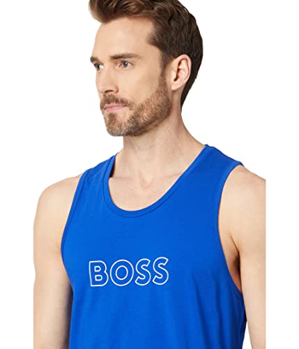 BOSS Outline Logo Cotton Tank Top