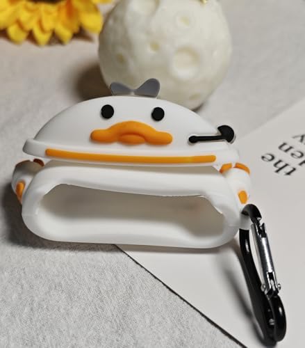 Compatible with Airpods Pro 2nd Generation Case 2022, Cute AirPods Pro 2 Case Cartoon, Kawaii Soft Silicone Protective Cover for Apple New Airpods Pro2 for Men Women (Astronaut Duck)