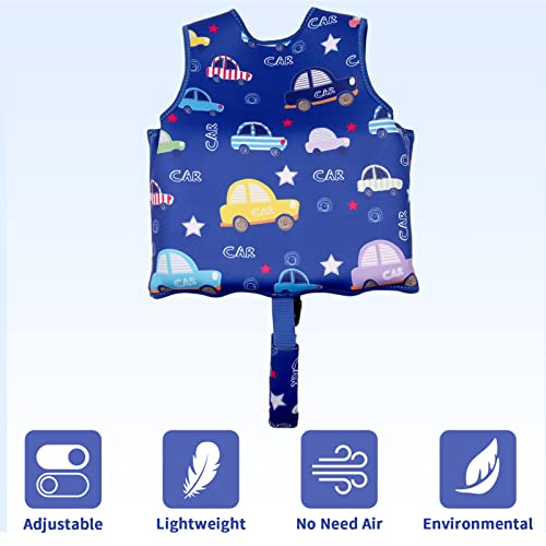 Boglia Neoprene Toddler Swim Vest for Children,Kids Float Jacket Swimming Aid for Boys Girls Ages 1-6 Years Old,Learn to Swim