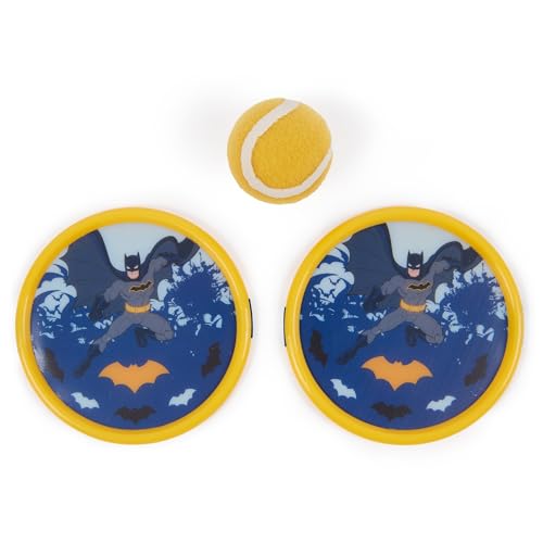 Swimways DC Batman Catch Game, Swimming Pool Accessories & Kids Outdoor Toys, DC Batman Party Supplies & Yard Games for Kids Aged 4 & Up