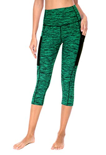 Sugar Pocket Women's Workout Capris Running Tights Yoga Pants M(06)
