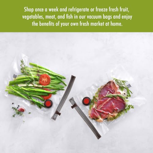 ZWILLING Fresh & Save 20-pc Vacuum Sealer Bags, Sous Vide Bags, Meal Prep - Medium