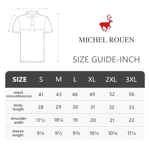 Rouen Golf Shirts for Men Dry Fit Short Sleeve Fashion Designed Print Stripe Casual Sport Collared Mens Polo Shirts