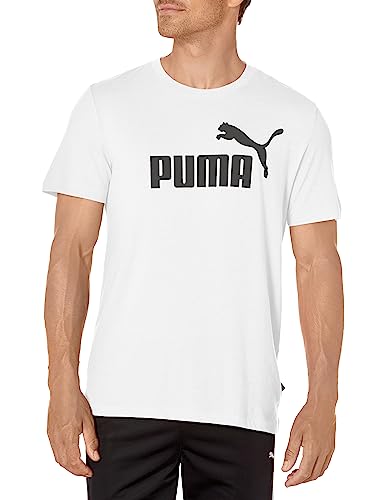 PUMA Men's Essentials Logo T-Shirt (Available in Big & Tall), Medium Gray Heather, 3X-Large