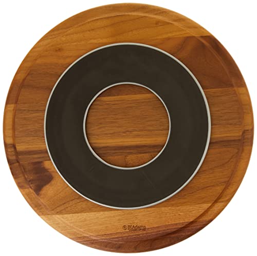 J.K. Adams JK Adams Walnut 14" Wood Lazy Susan