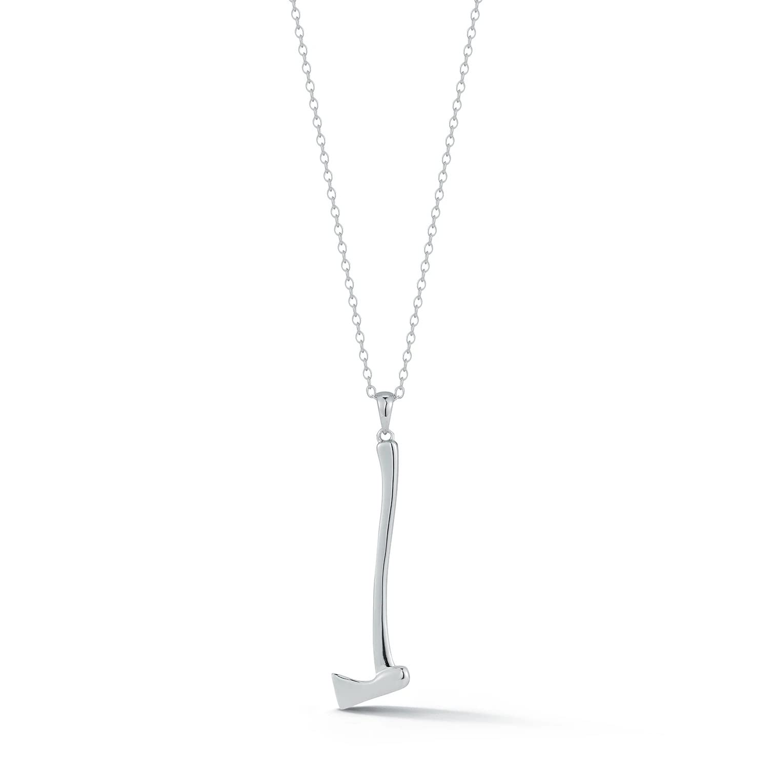 Mateo New York, Axe Necklace, Silver