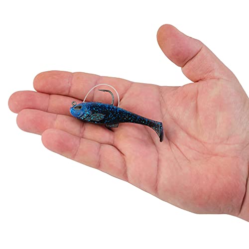 Berkley PowerBait Agent E Fishing Soft Bait, Bruised Sapphire, 3"