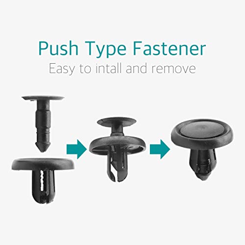 Lantee 10 Pcs Engine Under Cover Push-Type Retainer Clips for Toyota & Lexus 90467-07201