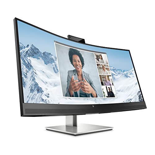 HP E34m G4 34" WQHD Curved Screen LED LCD Monitor - 21:9 - Black