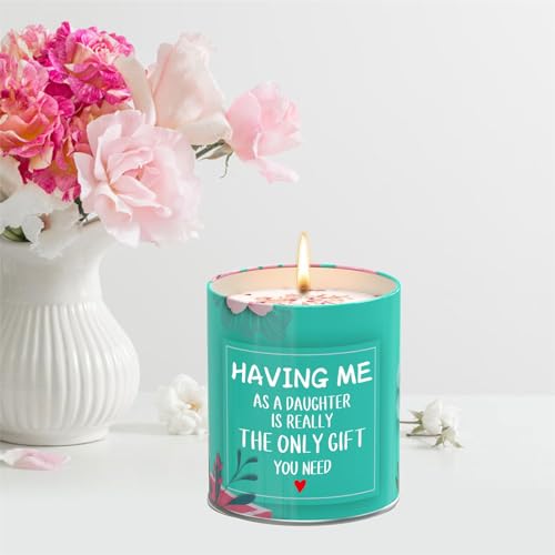 Mothers Day Gifts for Mom,Gifts from Daughter,Mom Gifts Ideas Birthday Gifts for Mom,Christmas Gifts for Mom Funny Gifts Ideas-Scented Candles 9oz