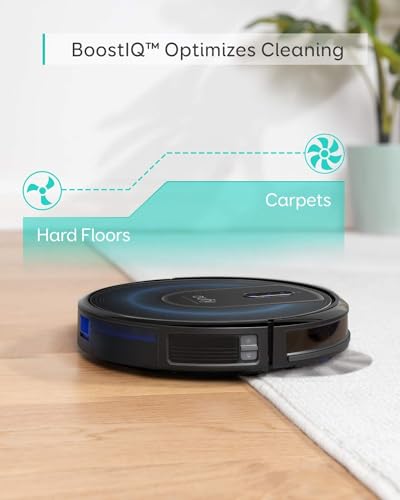 eufy Robot Vacuum G30, 2000 Pa Suction, Robot Vacuum for Carpets and Hard Floors, Ideal for Pet Owners, Dynamic Navigation, Wi-Fi