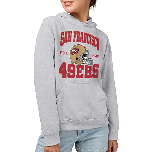 Junk Food Clothing x NFL - Houston Texans - Team Helmet - Unisex Adult Pullover Fleece Hoodie for Men and Women - Size Small