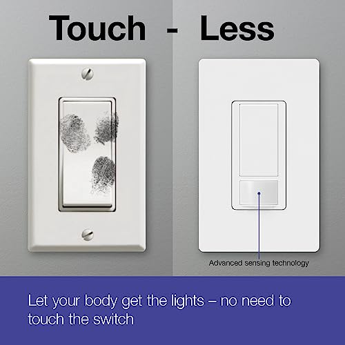 Lutron Maestro Motion Sensor Switch | 2 Amp, Single Pole | MS-OPS2-LA | Light Almond