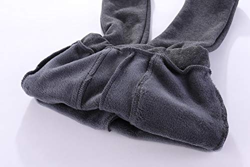 Mud Kingdom Warm Pants for Little Boys Elastic Waist Fleece Brown 5T