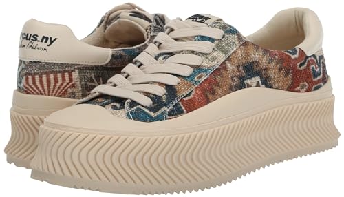 Circus NY by Sam Edelman Women's Tatum Sneaker, Natural Multi, 6
