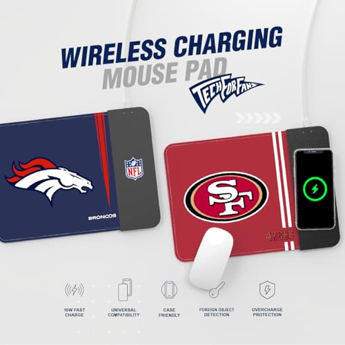 SOAR NCAA Wireless Charging Mouse Pad, Virginia Tech Hokies