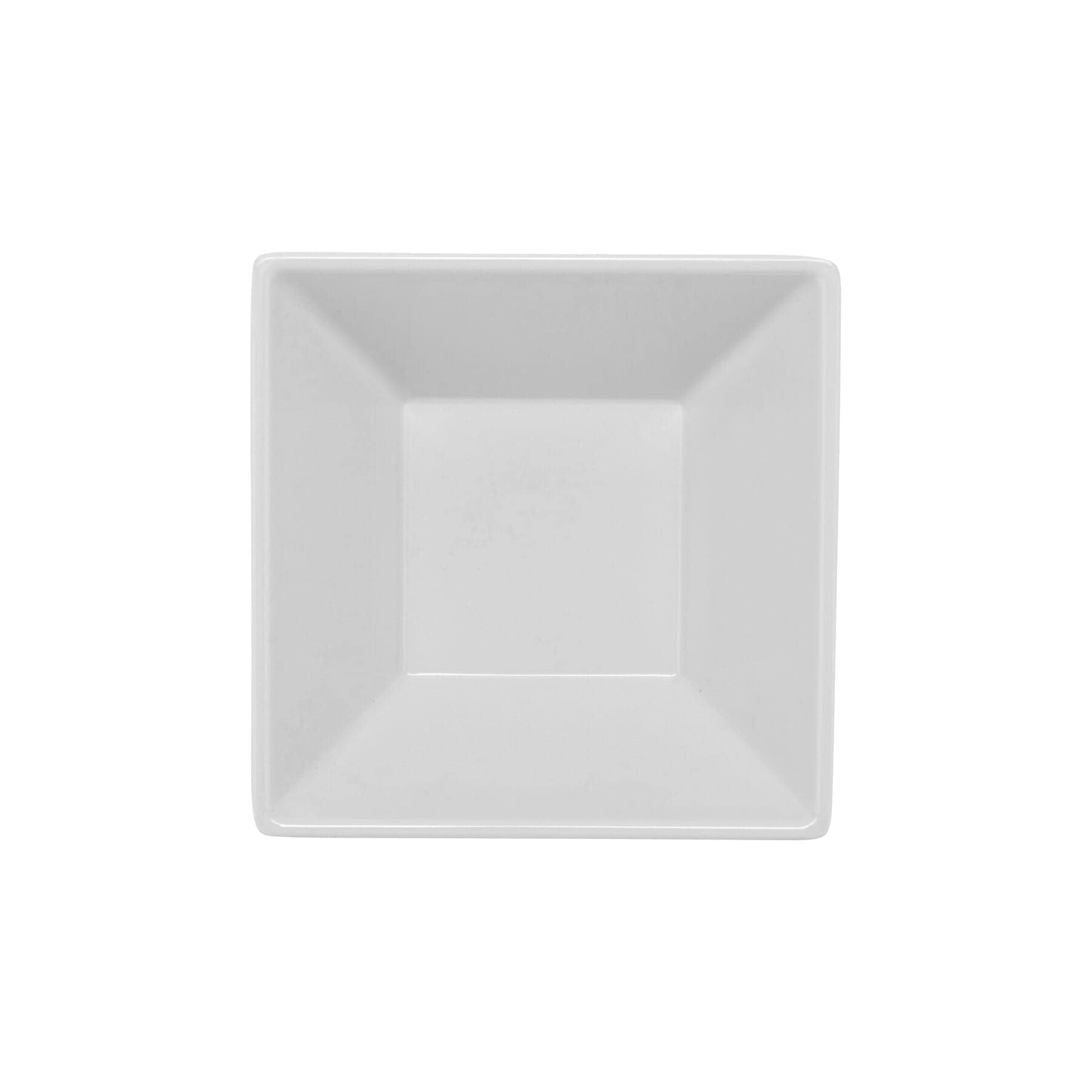 G.E.T. ML-238-W 14 oz., 5" White Square Bowl, Break Resistant, Siciliano (Qty,1)