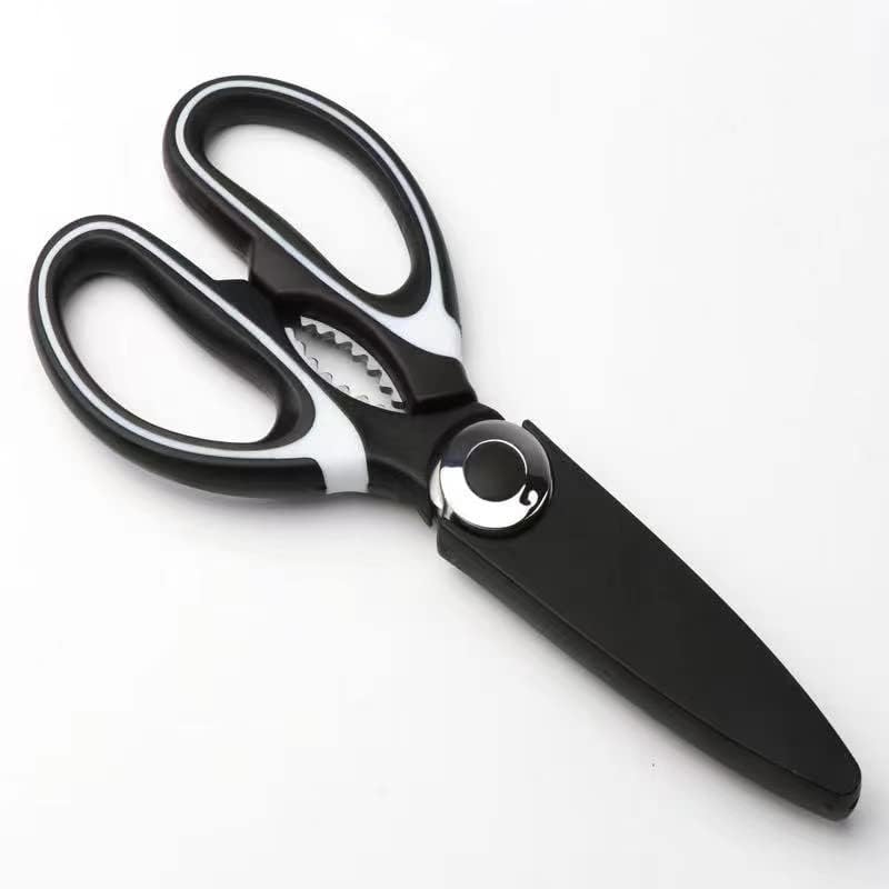 Kitchen Scissors Stainless Steel Sharp Blades - Multipurpose Kitchen Scissors Heavy Duty for Meat, Chicken, Fish, Vegetables, and Herbs – Bottle Opener