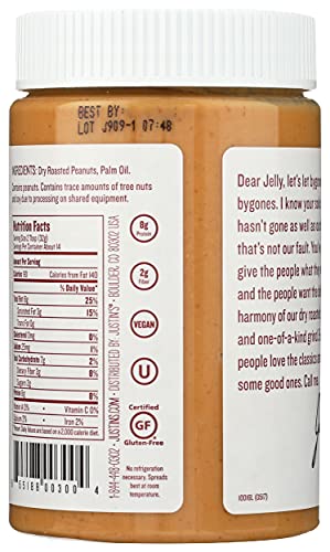 Justin's Nut Butter Peanut Butter, Classic, 16 Ounce