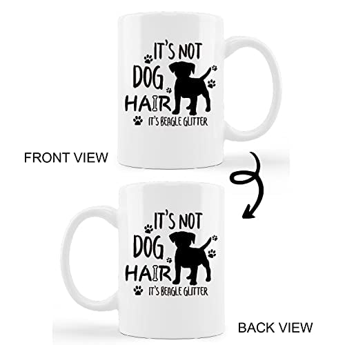 kunlisa Funny Newfie Mug Cup,It's Not Dog Hair It's Newfie Glitter Ceramic Mug-11oz Coffee Milk Tea Mug Cup,Gifts For Dog Lovers Newfie Mom Dog Mom Women Men Teen Girls,Pet Lovers Coworkers Gifts