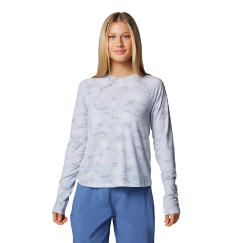 Columbia Women's PFG Uncharted Knit Long Sleeve, Cirrus Grey Uncharted Waters, Small