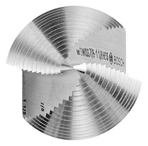 Bosch SDC10 1/4 In. to 1-3/8 In. High-Speed Steel Turbo Step Drill Bit