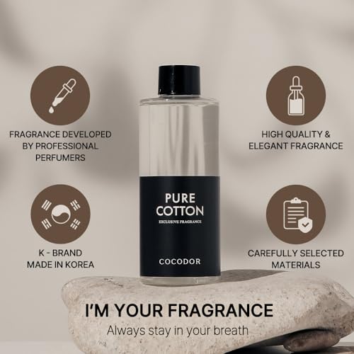 Cocod'or COCODOR Reed Diffuser Oil Refill/April Breeze /6.7oz / 1 Pack/Aromatherapy, Home Fragrance, Scented Oils, Oils for Reed Diffuser, Bathroom Home Decor