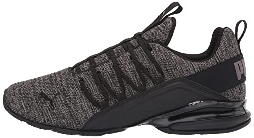 PUMA Mens Axelion Cross Trainer, MULTI PUMA Mens Black-CASTLEROCK, 10