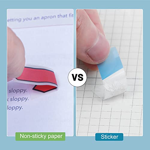 Golcellia 1600 Pieces, Transparent Sticky Notes, Page Markers, Book Tabs, Sticky Note Tabs, Sticky Tabs, Page Tabs, Label Stickers, Pop Up Index Tabs, Tabs Flags Stickers, Index Tabs Flags