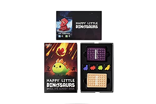 Unstable Games - Happy Little Dinosaurs: 5-6 Player Expansion Pack - Cute card game for kids, teens, & adults - Dodge life’s disasters! - 5-6 players ages 8+ - Great for game night