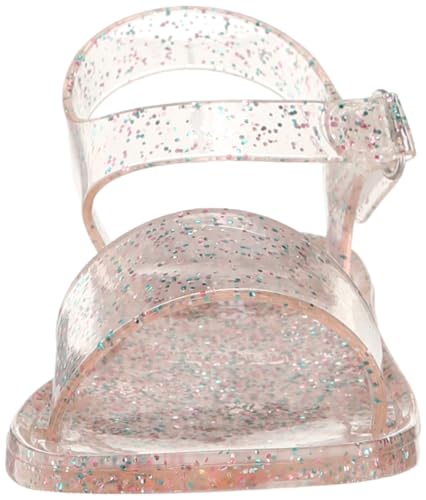 Carter's Kids IRIS7 Sandal, Grey Shimmer, 4 US Unisex Toddler