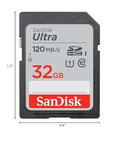 SANDISK 32GB 3-Pack Ultra SDHC UHS-I Memory Card (3x32GB) - SDSDUN4-032G-GN6IM [Older Version]