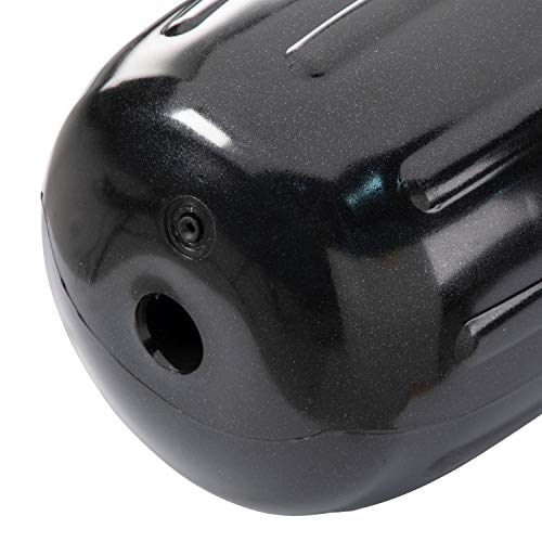 Taylor Made Products 71032 Big B Inflatable Vinyl Boat Fender with Center Rope Tube 10 inch x 26 inch, Black