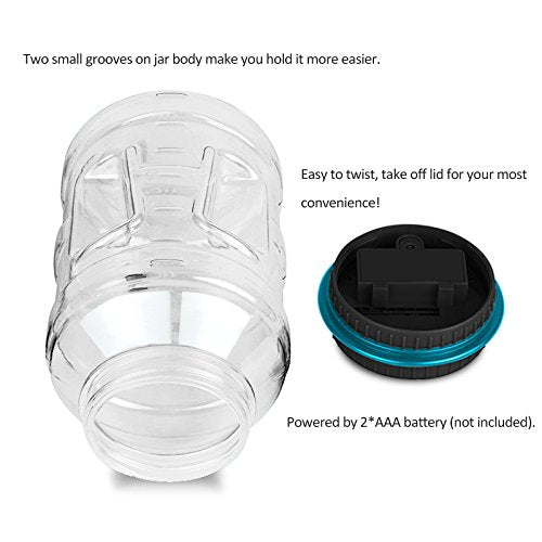 Coin Piggy Bank Saving Jar, Winnsty Digital Coin Counter with LCD Display Large Capacity Money Saving Box for All US Coins (Blue)