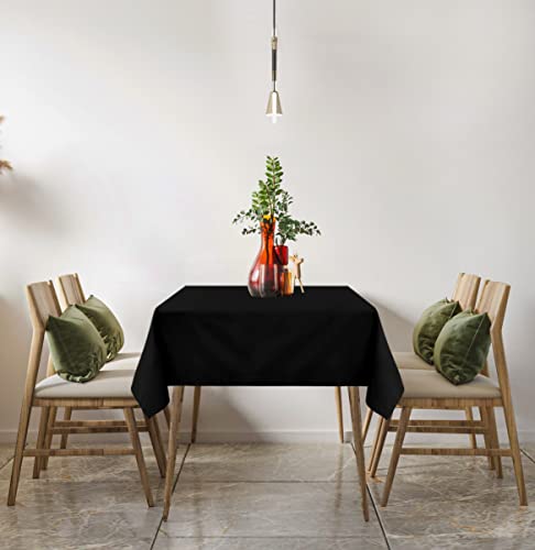Utopia Kitchen Rectangle Table Cloth 2 Pack [90x156 Inches, White] Tablecloth Machine Washable Fabric Polyester Table Cover for Dining, Buffet Parties, Picnic, Events, Weddings and Restaurants