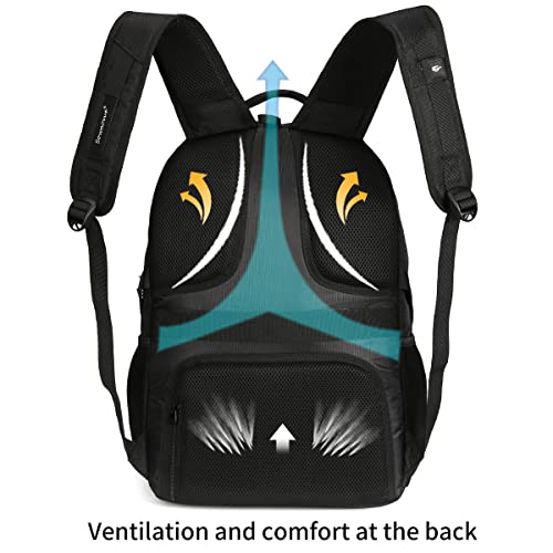 Sowaovut Travel Laptop Backpack Anti-Theft Bag with usb Charging Port and Password Lock Fit 16 Inch Laptops for Men Women