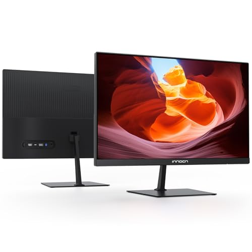 INNOCN 24 Inch 1920 x 1080p 100Hz IPS PC Monitor, USB Type C, HDMI, DisplayPort Connectivity, FHD Computer Monitor Eye Care, VESA Mountable, Thin Daily Home and Office Monitor - Black