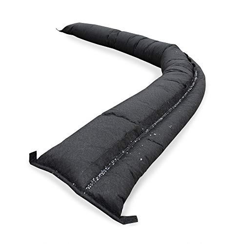 Quick Dam QD65-2 5' Barrier Water Flood Dam Bags, 2 Pack, Black