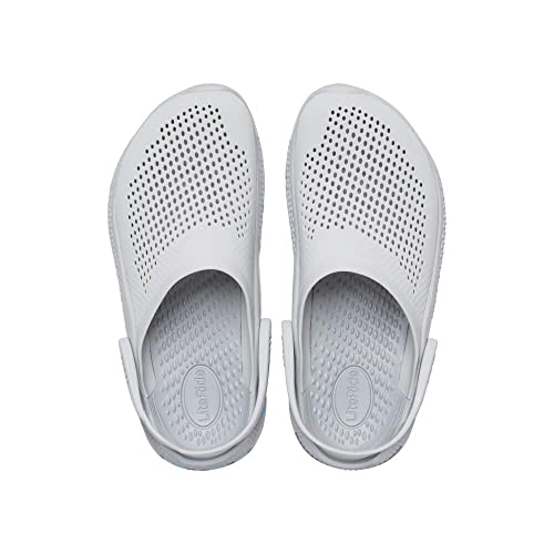 Crocs Unisex LiteRide 360 Clogs, Light Grey/Slate Grey, 10 Men/12 Women